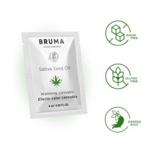 Lubricante Base de Agua Bruma Efecto Calor Cannabis Sobre de 6 ml