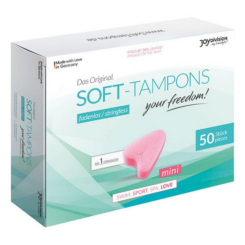 Soft Tampon Caja 50 Unidades Mini Love JoyDivision