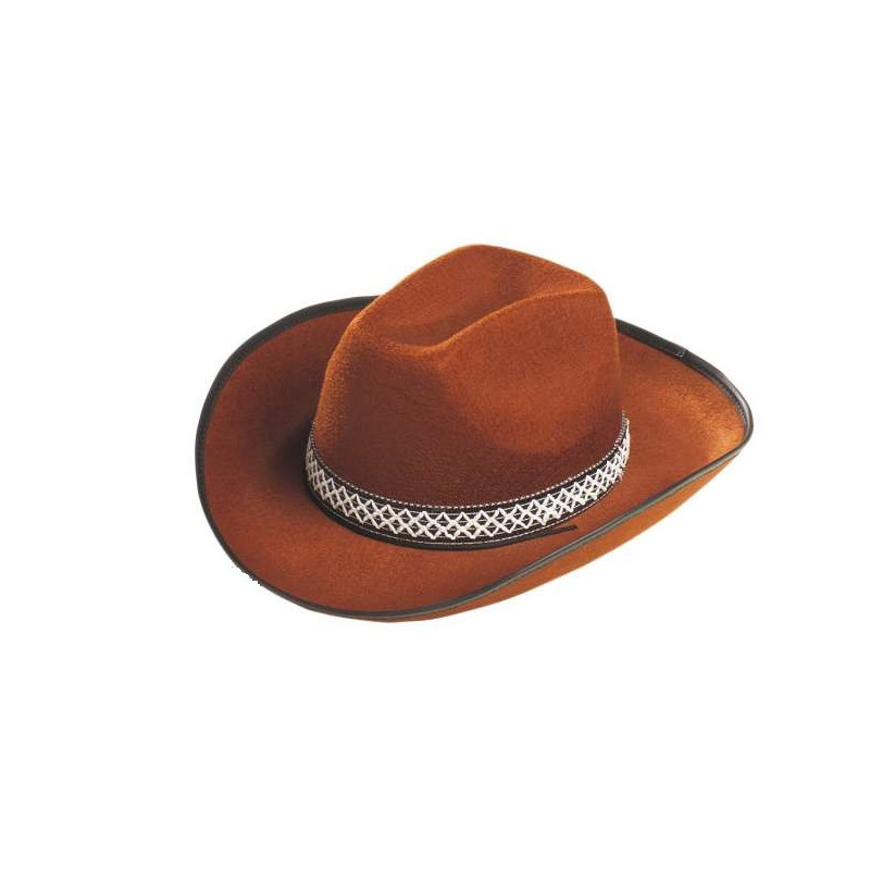 Sombrero Fieltro Sheriff Marrón