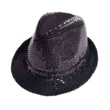 Sombrero Lentejuelas Negro