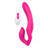 Strapless Arnés Femenino Doble Con Vibración Dream Toys Double Dipper Control Remoto Recargable