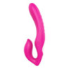 Strapless Arnés Femenino Doble Con Vibración Dream Toys Double Dipper Control Remoto Recargable
