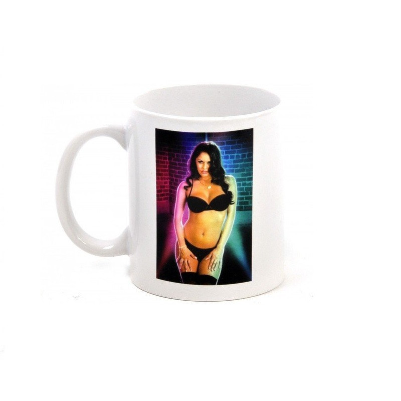 Strip Mug Mujer Castaña
