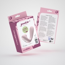 Succionador con Vibración Control Remoto Crushious Pookie Rosa