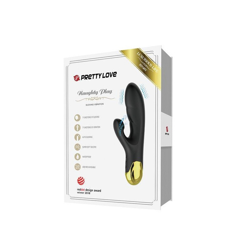 Succionador Con Vibración Pretty Love Smart Naughty Play Sucking Vibration