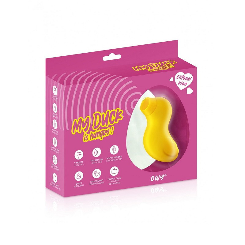 Succionador My Duck Recargable Amarillo