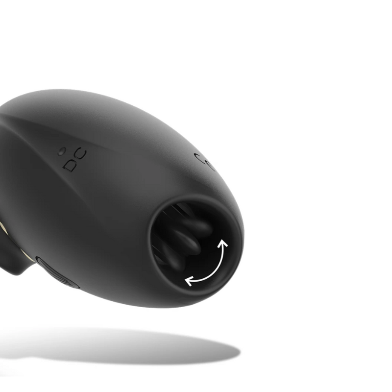 Succionador, Estimulador Pulsátil y Lengua Oscilante 3 en 1 Negro