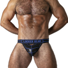 Suspensorio Locker Gear LK0120 Jockstrap Watch It Hard Azul