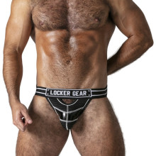 Suspensorio Locker Gear LK0120 Jockstrap Watch It Hard Blanco