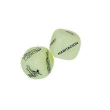 Set De Dados Fluorescentes Lugar/Postura