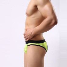 Suspensorio Rayas Lima/Negro 7203-1