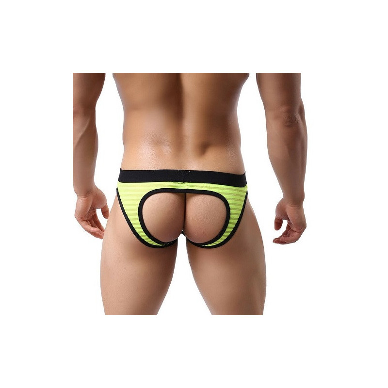 Suspensorio Rayas Lima/Negro 7203-1