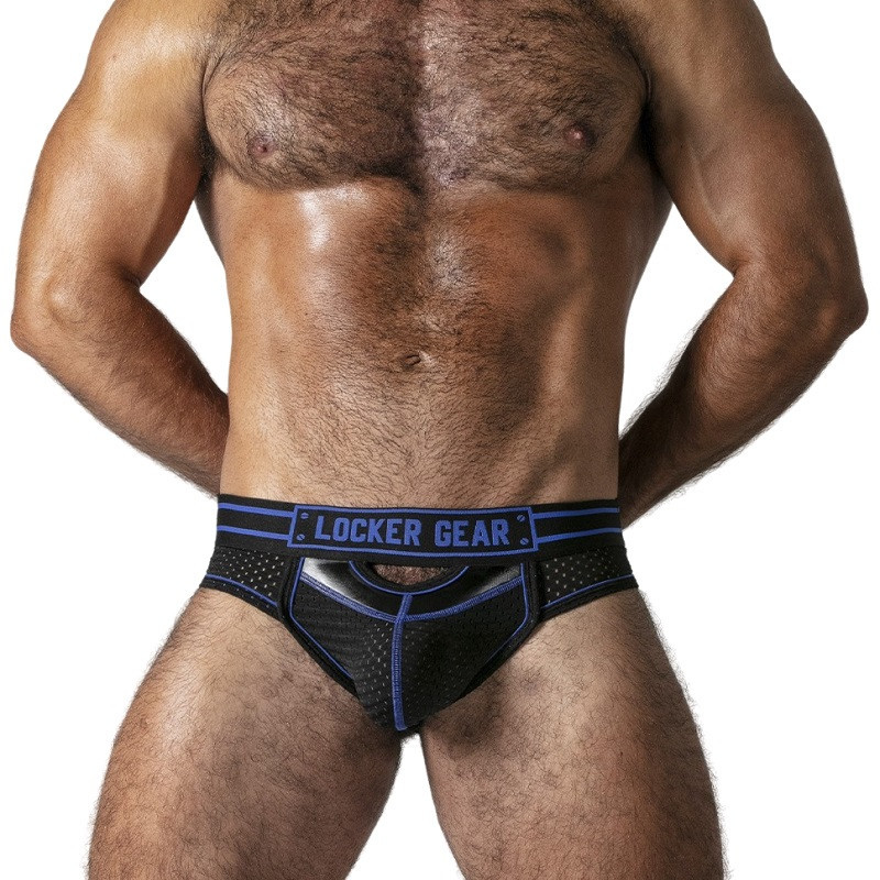Suspensorio Slip Locker Gear LK0321 Watch It Hard Brief Azul