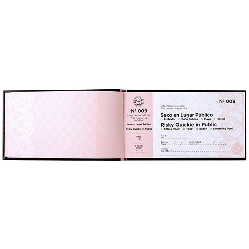 Talonario 50 Sex Coupons Talonario Secret Play