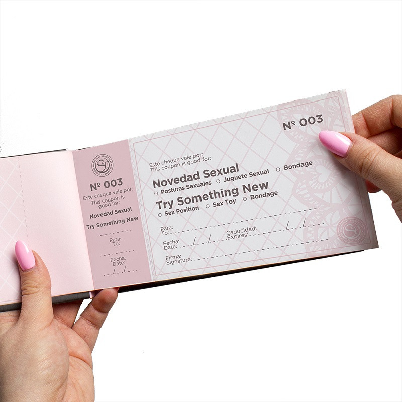 Talonario 50 Sex Coupons Talonario Secret Play