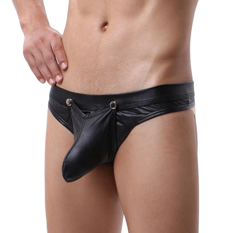 Tanga Abierto Broches Wetlook 7431