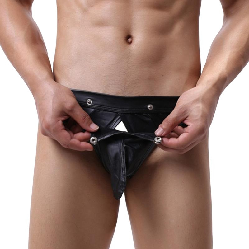 Tanga Abierto Broches Wetlook 7431