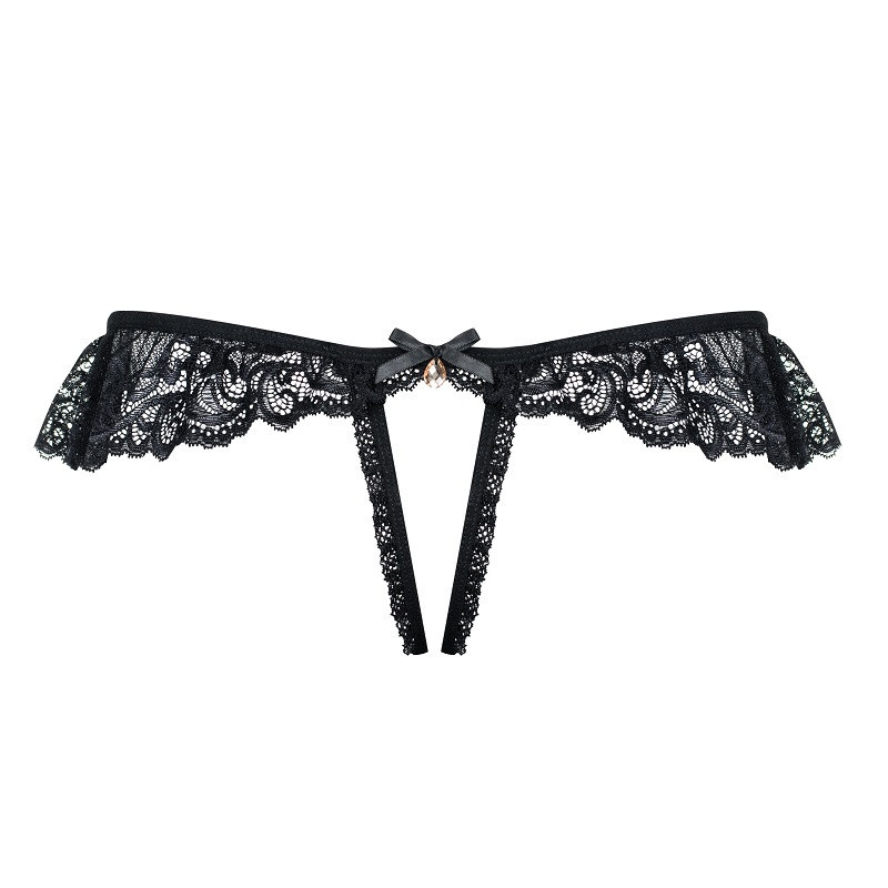 Tanga Abierto De Obsessive Negro 830