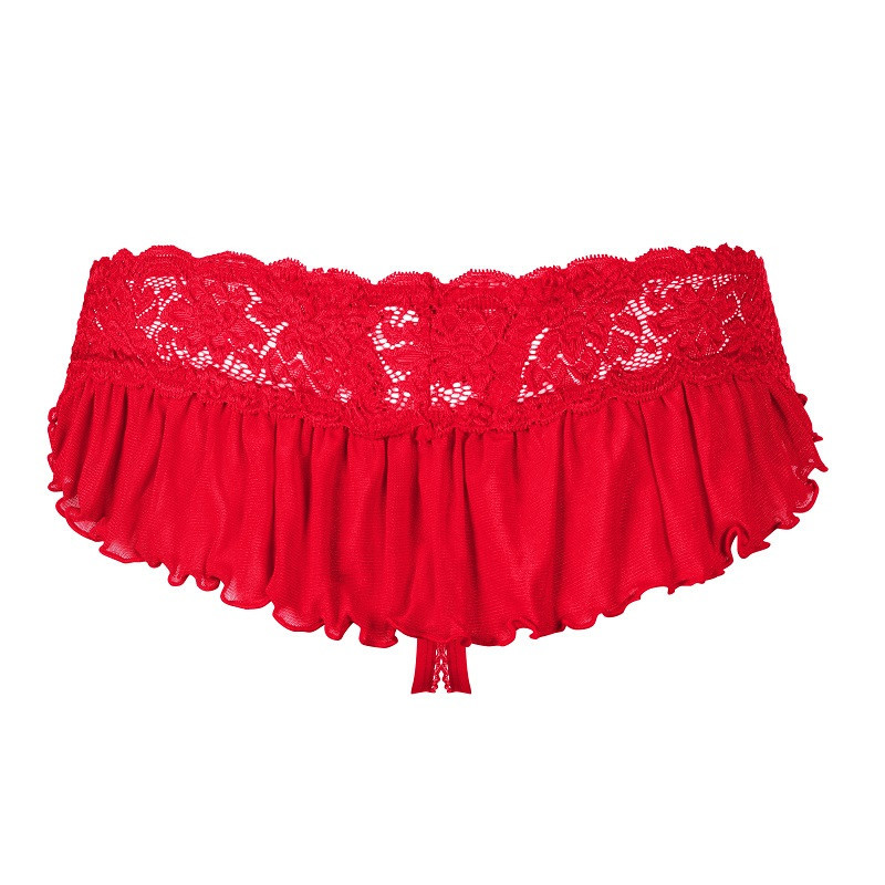 Tanga Abierto De Obsessive Rojo 863