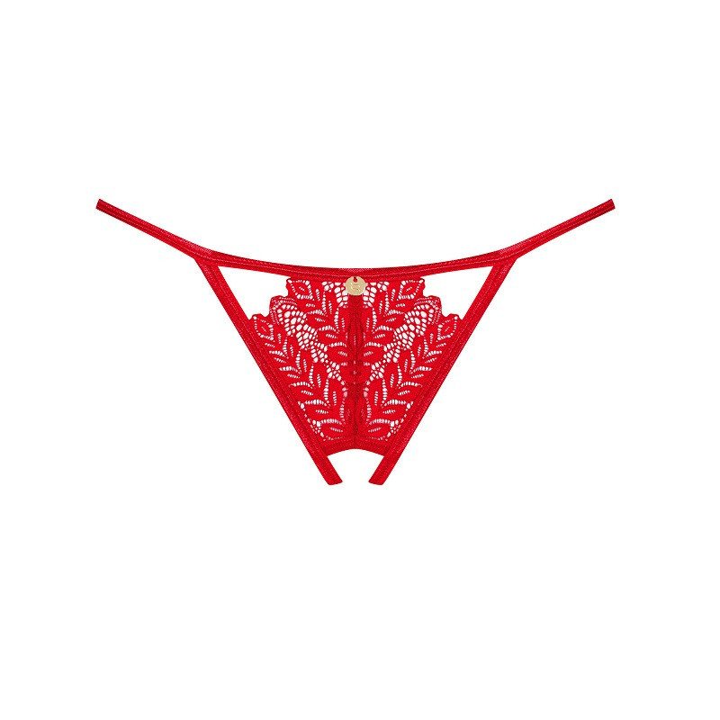 Tanga Abierto de Obsessive Rojo Ingridia