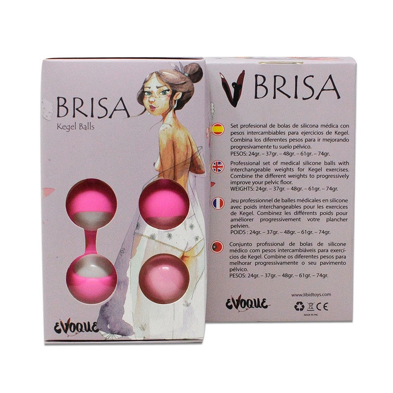 Set Kegel Balls Brisa Evoque Rosas