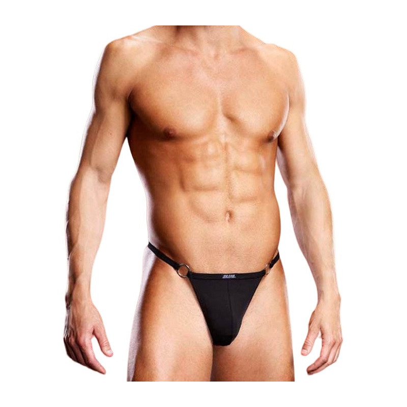 Tanga Blue Line BLM027 V-String Negro