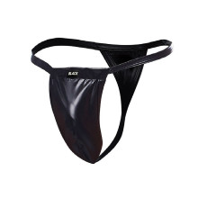 Tanga Cut4men Black06 Wetlook Negro