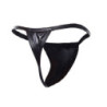 Tanga Cut4men Black06 Wetlook Negro