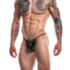 Tanga Cut4men C4M02 G-String Wetlook Negro