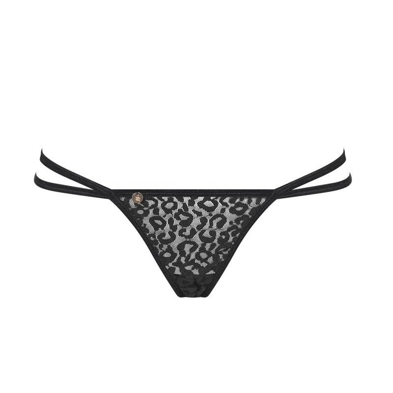 Tanga De Obsessive Negro Pantheria