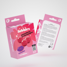 3 Bolitas de Aceite Besables Fresa con Champagne Crushious Lubbies