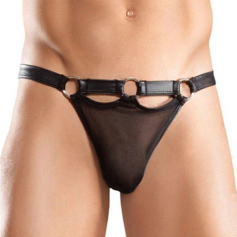 Tanga Male Power Anillas 3 Ring Micro Thong