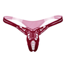 Tanga Mariposa perlas 2163 Burdeos