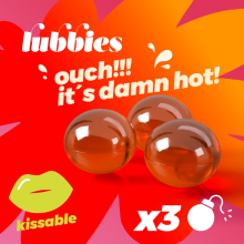 3 Bolitas de Aceite Efecto Calor Crushious Lubbies