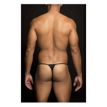 Tanga MBL27 Negro Encaje Hombre