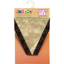 Tanga Para Chica Dorado
