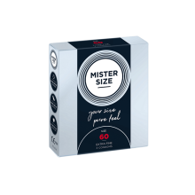 3 Preservativos Mister Size Talla 60 Extrafinos