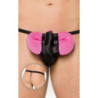 Tanga Softline 4445 Elefante Negro/Rosa