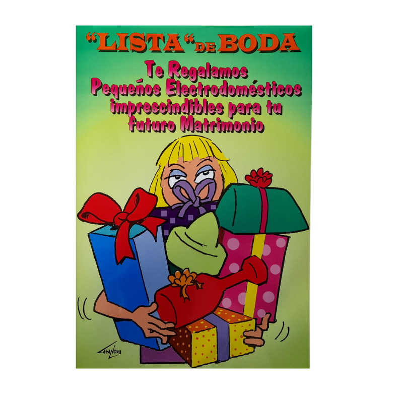 Tarjeta Felicitación Lista de Boda