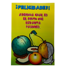 Tarjeta Felicitación Melones
