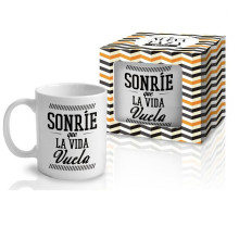 Taza   Sonríe que la Vida Vuela