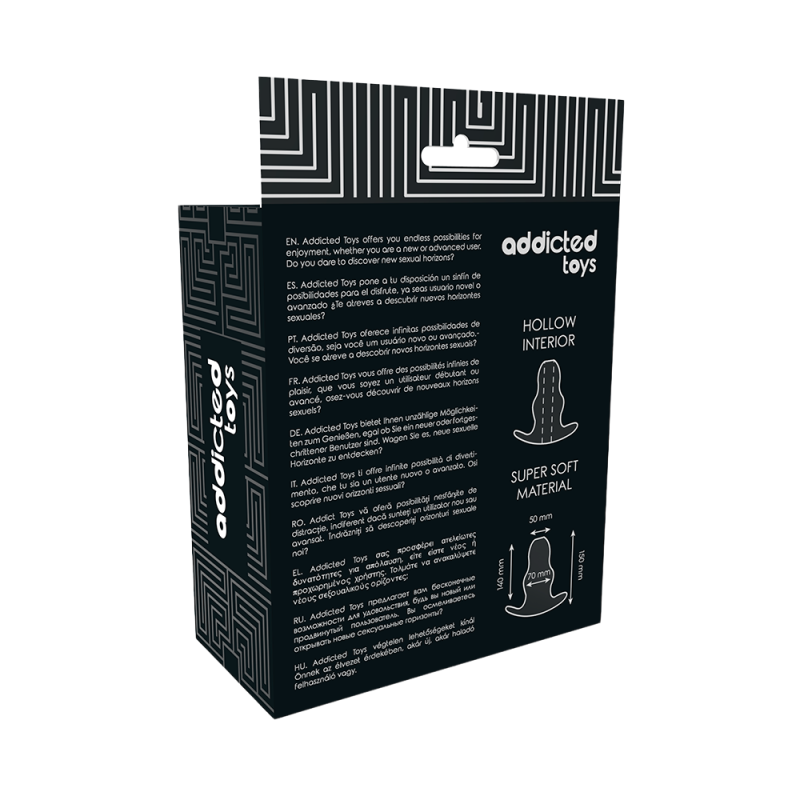 Túnel Addicted Toys Hollow Anal Plug 15 cm