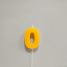 Vela Color Número 0