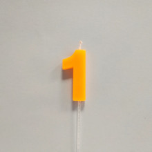 Vela Color Número 1