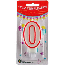 Vela Cumpleaños Número 0