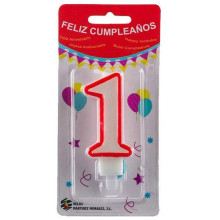 Vela Cumpleaños Número 1