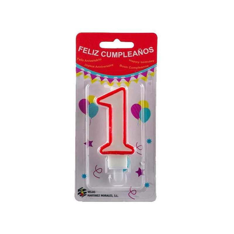 Vela Cumpleaños Número 1