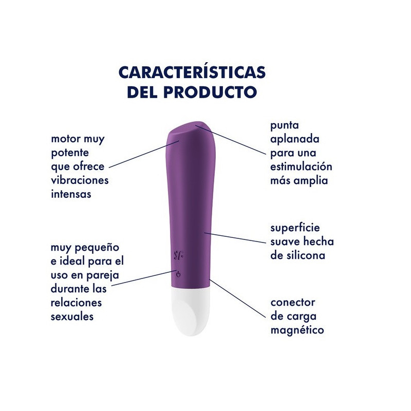 Bala Recargable Satisfyer Ultra Power Bullet 2 Violeta