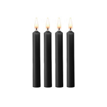Vela Ouch Pack 4 Velas Parafina Teasing Wax Negras
