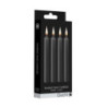 Vela Ouch Pack 4 Velas Parafina Teasing Wax Negras